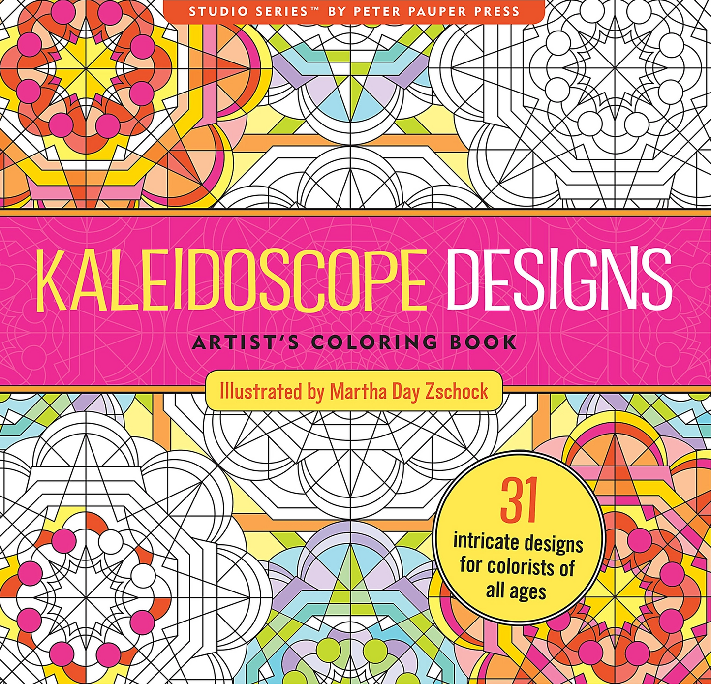 KALEIDOSCOPE DESIGNS COLORING BOOK