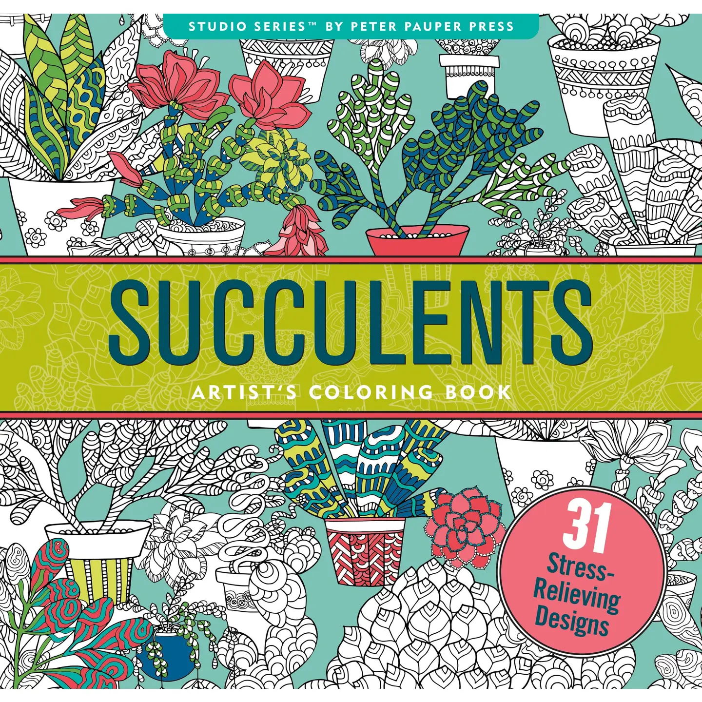 SUCCULENTS COLORING BOOK