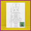 PREDRAWN CANVAS PANEL PAINT KIT CHRISTMAS GIRL SOLDIER