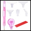 PEN FOR DIAMOND DRILLS WITH 6 ATTACHMENTS AND WAX