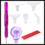 PEN FOR DIAMOND DRILLS WITH 6 ATTACHMENTS AND WAX
