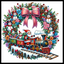 SANTA TRAIN DIAMOND PAINTING KIT - PARTIAL/SPECIAL 12x12