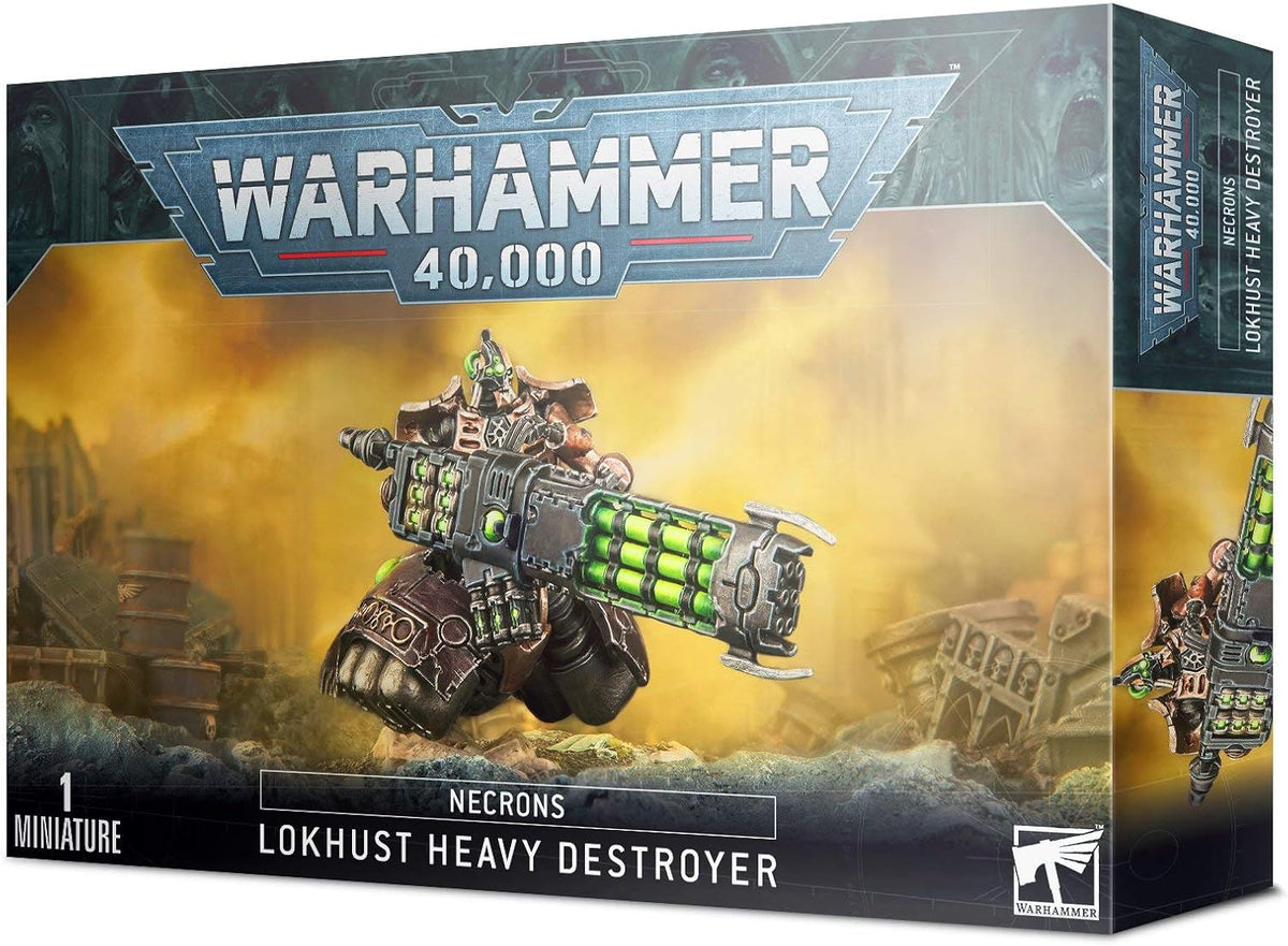 WARHAMMER 40,000: NECRONS LOKHUST HEAVY DESTROYER, 1 MINIATURE/FIGURINE