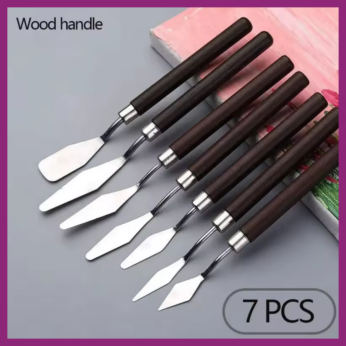 7PC PALETTE KNIFE SET MINI