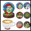 SANTA, SNOWMEN MIX COASTER SET DIAMOND PAINTING KIT - 6 SET