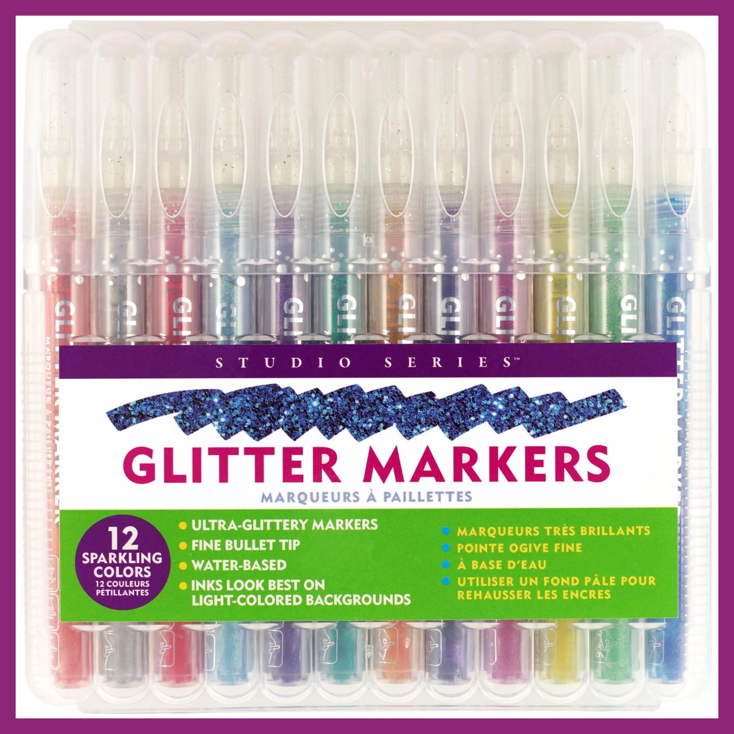 STUDIO SERIES GLITTER MARKERS