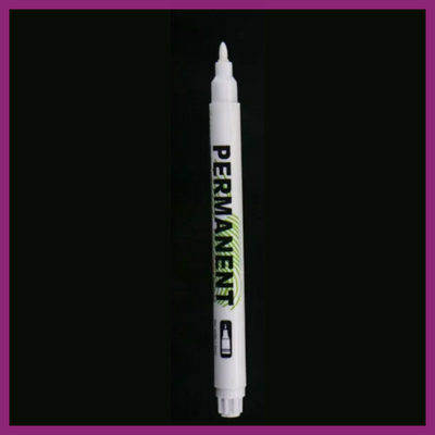 PERMANENT WHITE MARKER - 1mm