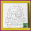 PREDRAWN CANVAS PANEL PAINT KIT - VALENTINE GNOMES IN TRUCK