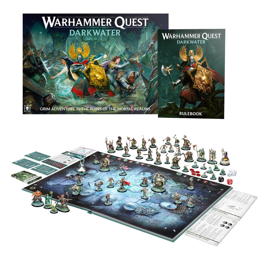 WARHAMMER QUEST DARKWATER BOARD GAME