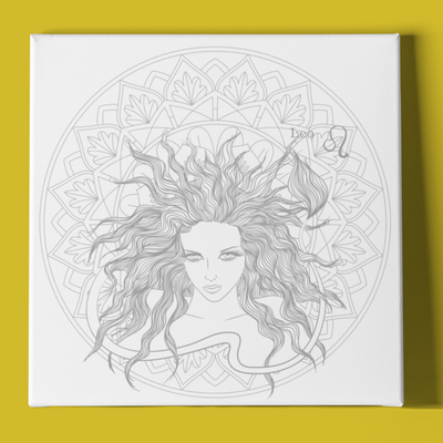 LEO WOMAN AND MANDALA