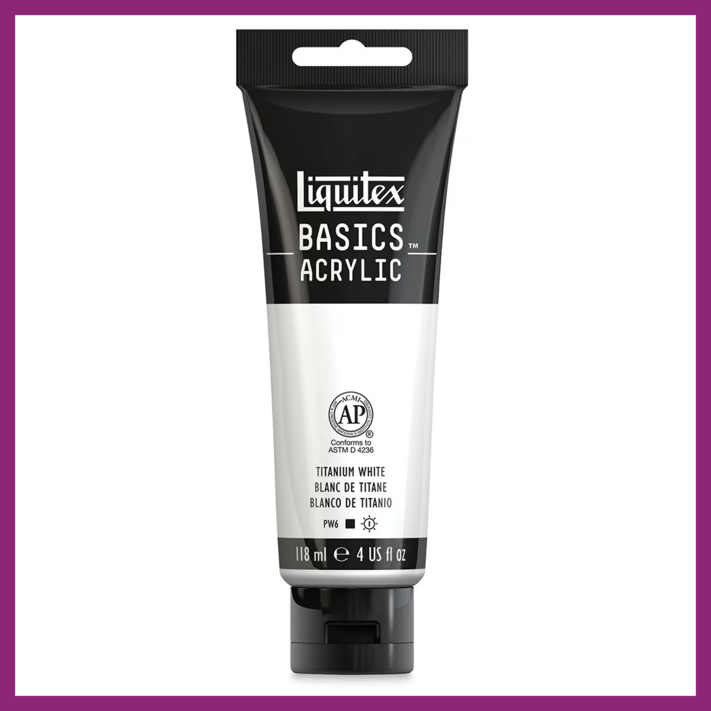 LIQUITEX BASICS ACRYLIC PAINT - 4oz/118ml