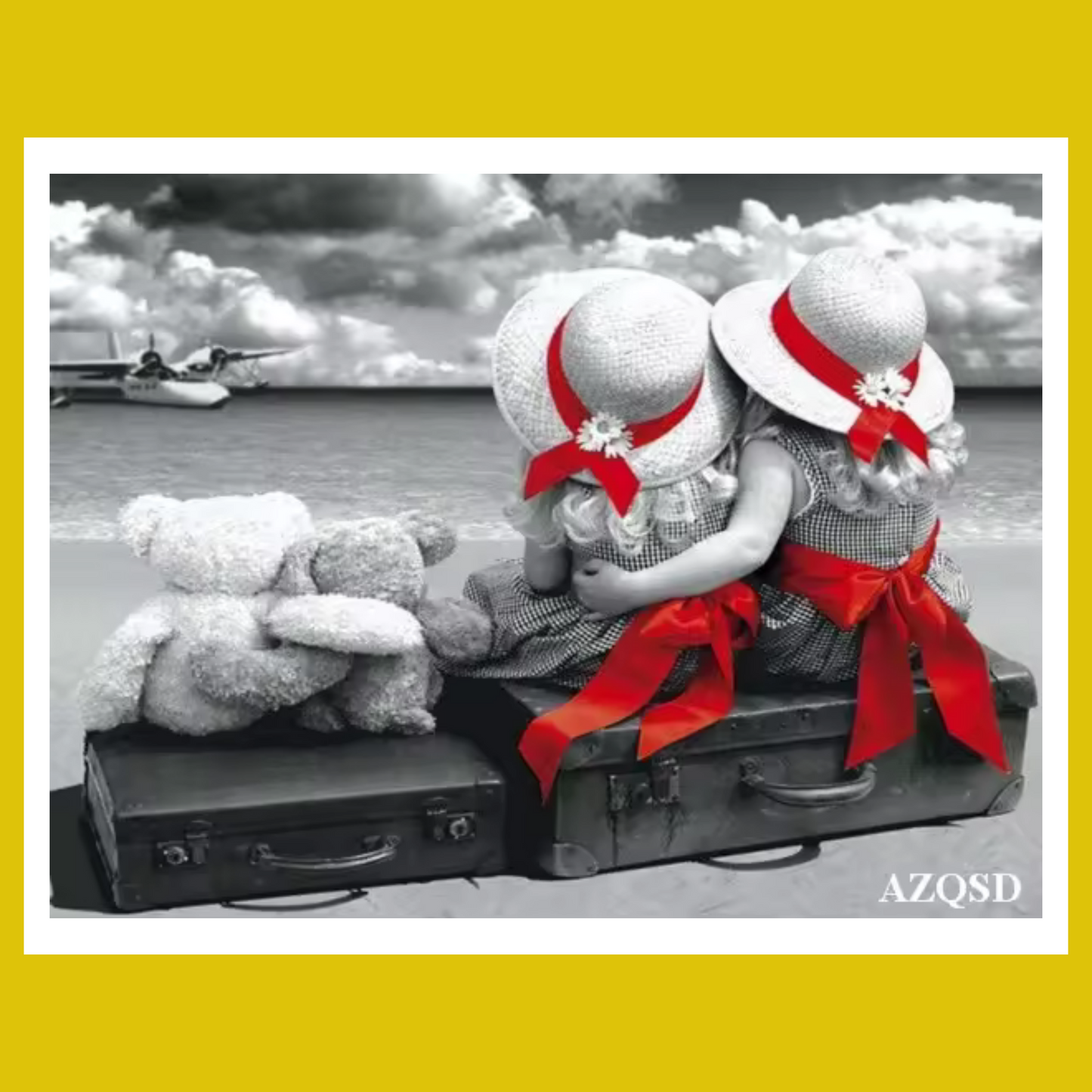 WE'VE TRAVELED FAR LITTLE GIRLS PAINT BY NUMBER KIT