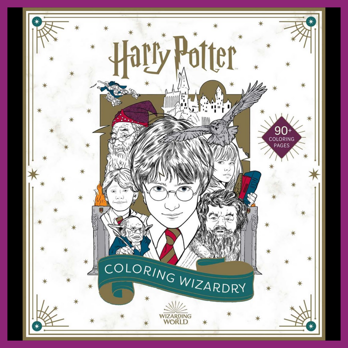 HARRY POTTER COLORING WIZARDRY COLORING BOOK