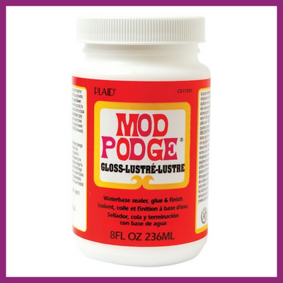 MOD PODGE GLUE, SEALER, FINISH - GLOSS 8OZ