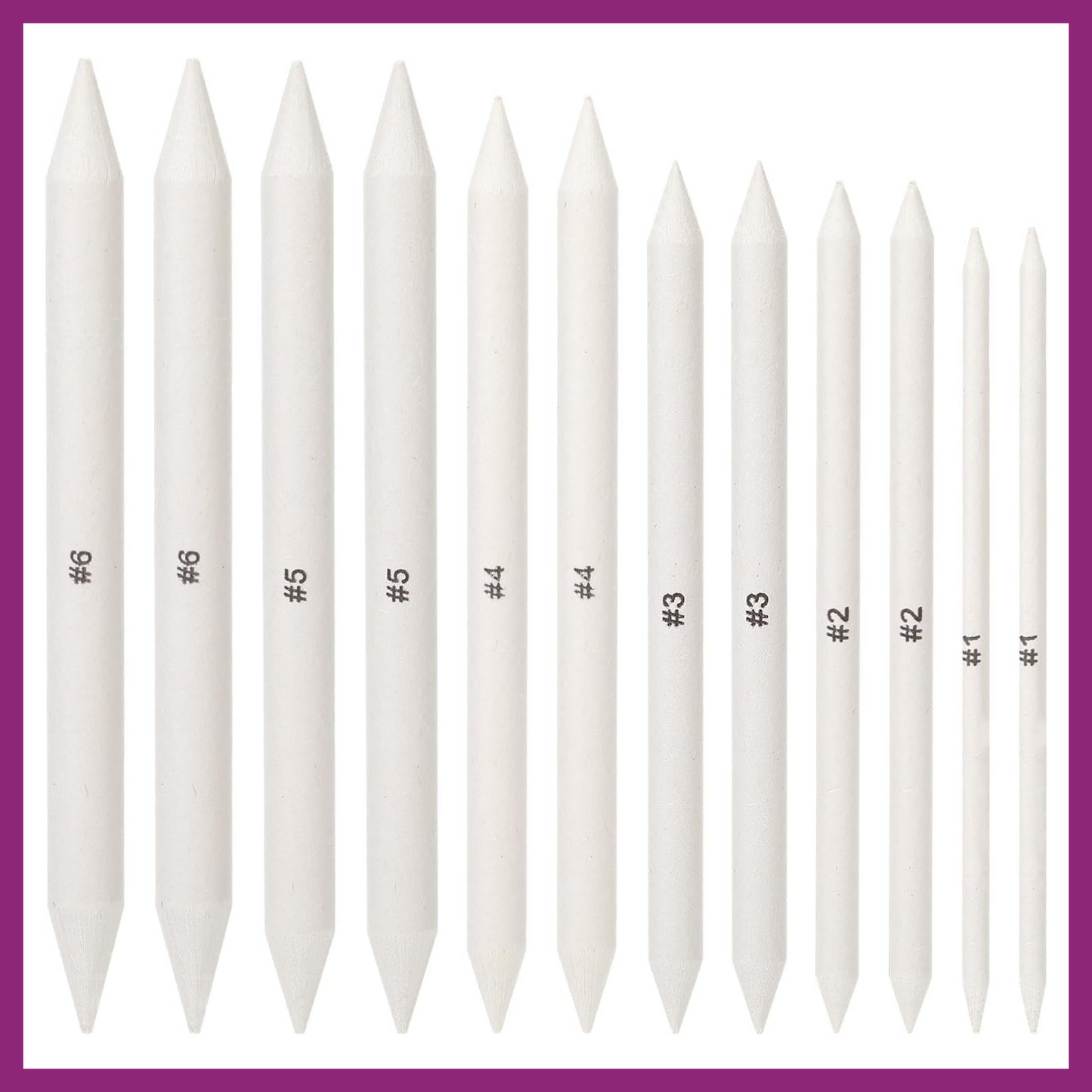 BLENDING STUMPS SIX SIZES - 12PK