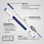 Zieler 25 Dual Tip Artists Graphic Marker Pens