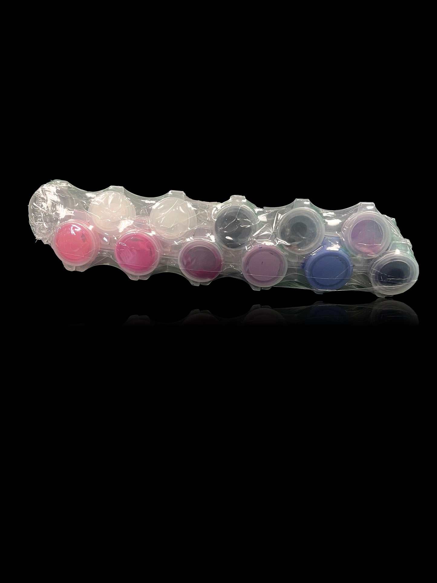 12 SET OF 3ML ACRYLIC PAINT POTS MINI - ASSORTED COLOR SETS