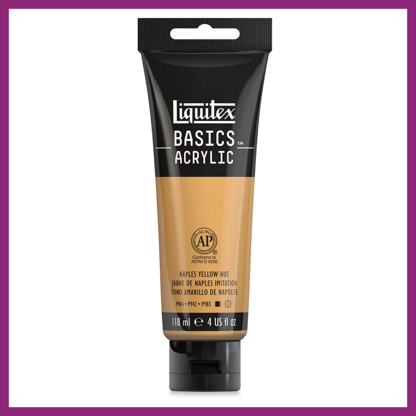 LIQUITEX BASICS ACRYLIC PAINT - 4oz/118ml