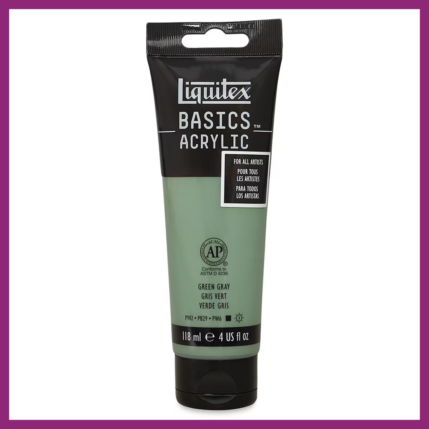 LIQUITEX BASICS ACRYLIC PAINT - 4oz/118ml
