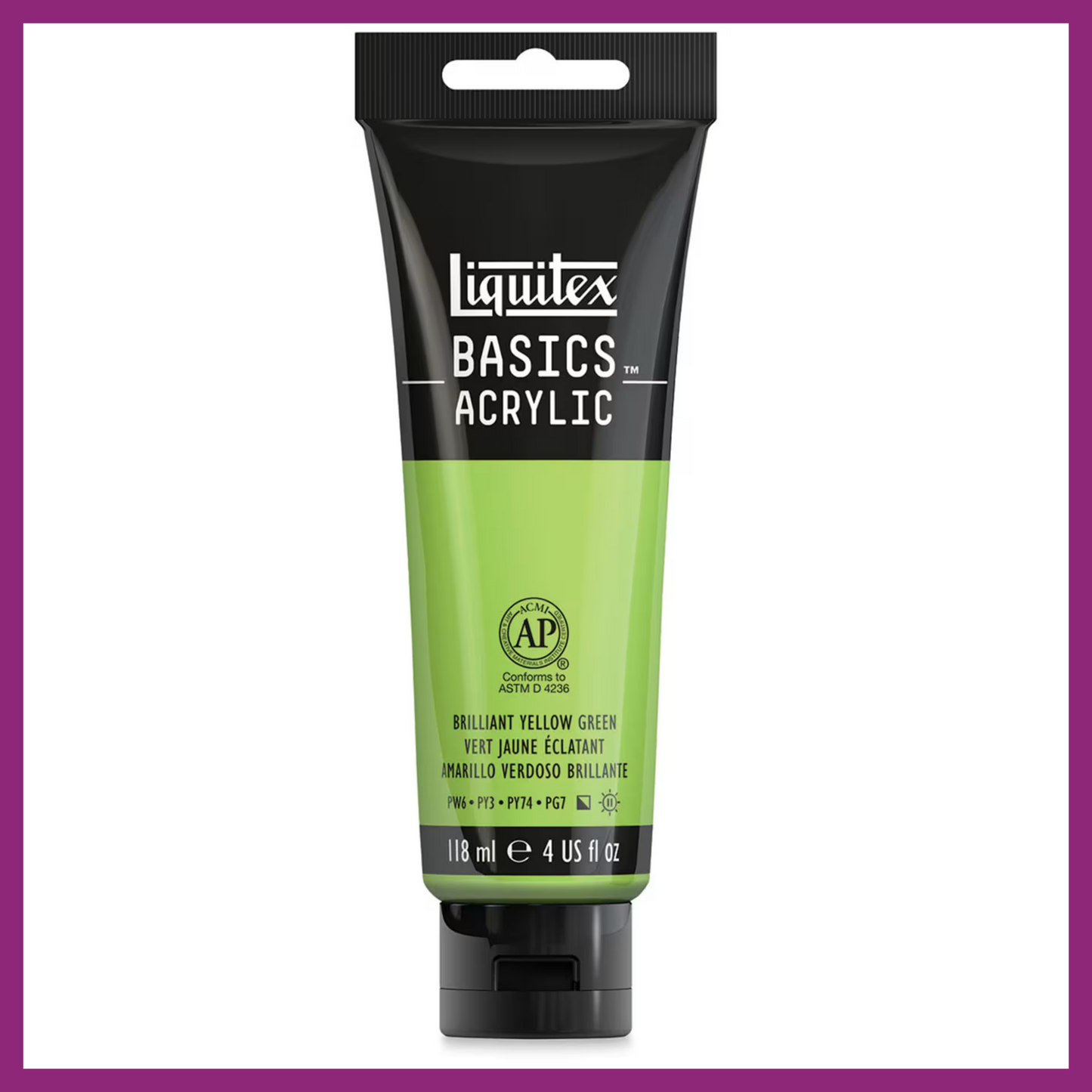 LIQUITEX BASICS ACRYLIC PAINT - 4oz/118ml
