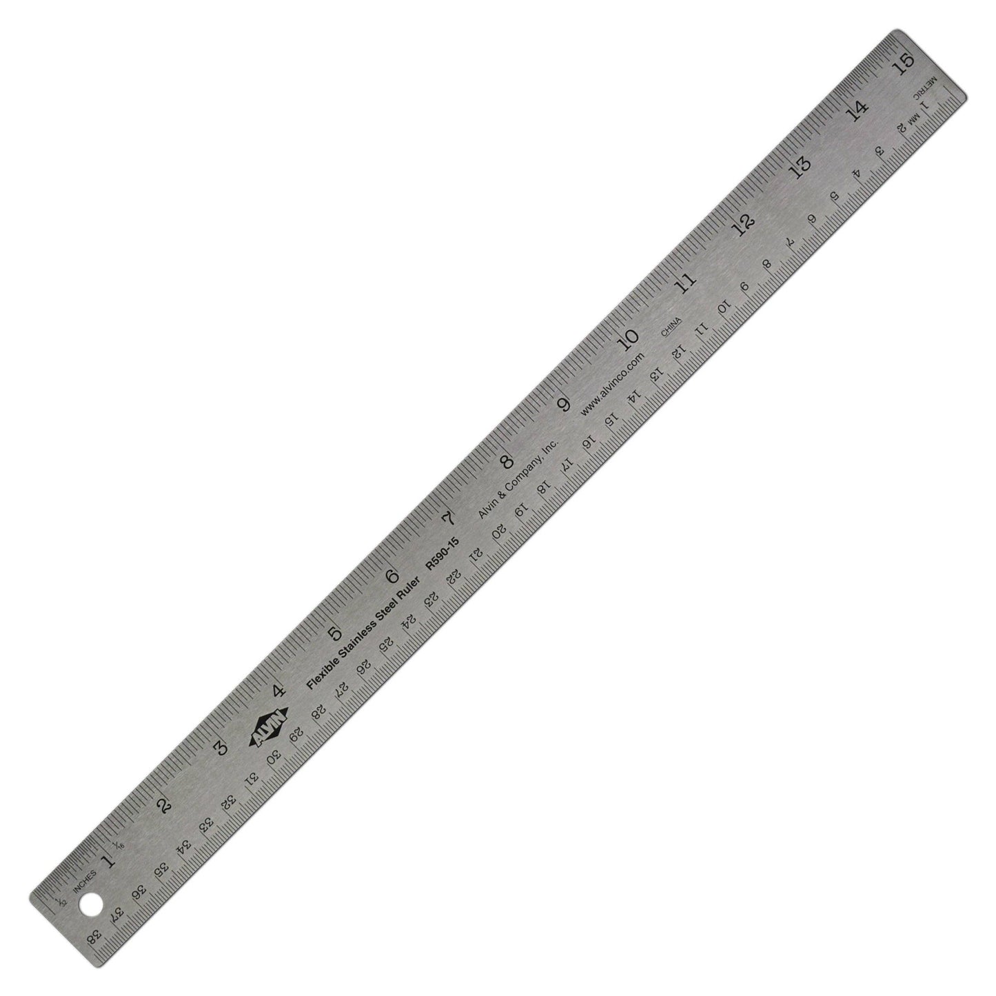 STAINLESS STEEL FLEX RULER 15"