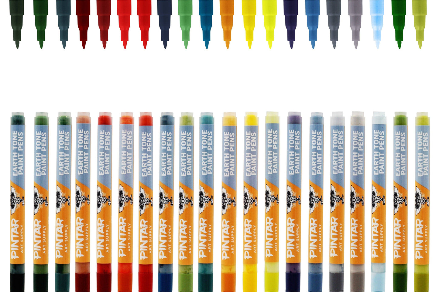 Pintar Earth Tone Acrylic Paint Pen Set - 0.7mm - 20PK