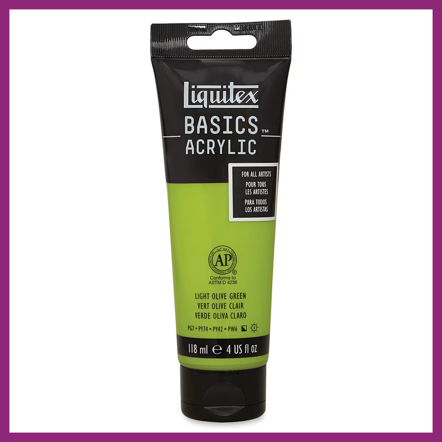 LIQUITEX BASICS ACRYLIC PAINT - 4oz/118ml