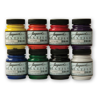 Textile Color Fabric Paint Jars, 2.25 fl oz each