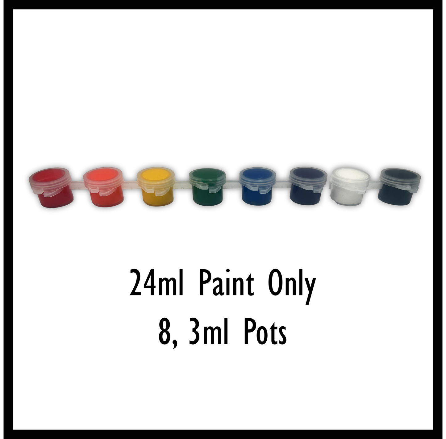 PREDRAWN CANVAS PANEL PAINT KIT BEAR WINTER SCENE