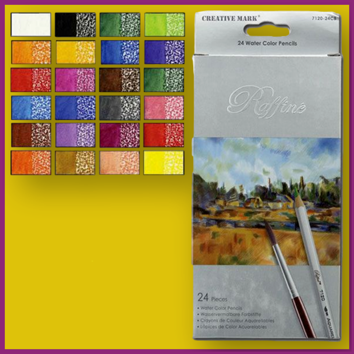 RAFFINE WATERCOLOR PENCIL SETS
