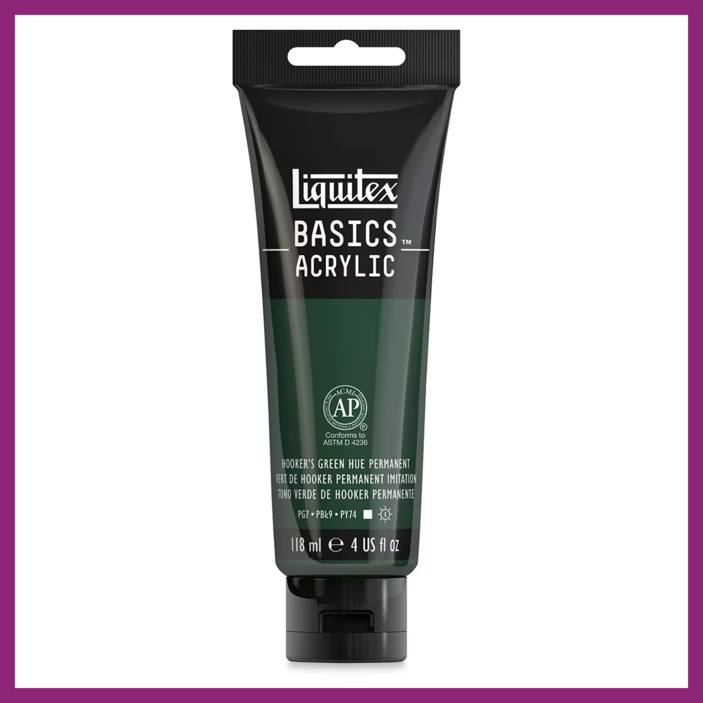 LIQUITEX BASICS ACRYLIC PAINT - 4oz/118ml