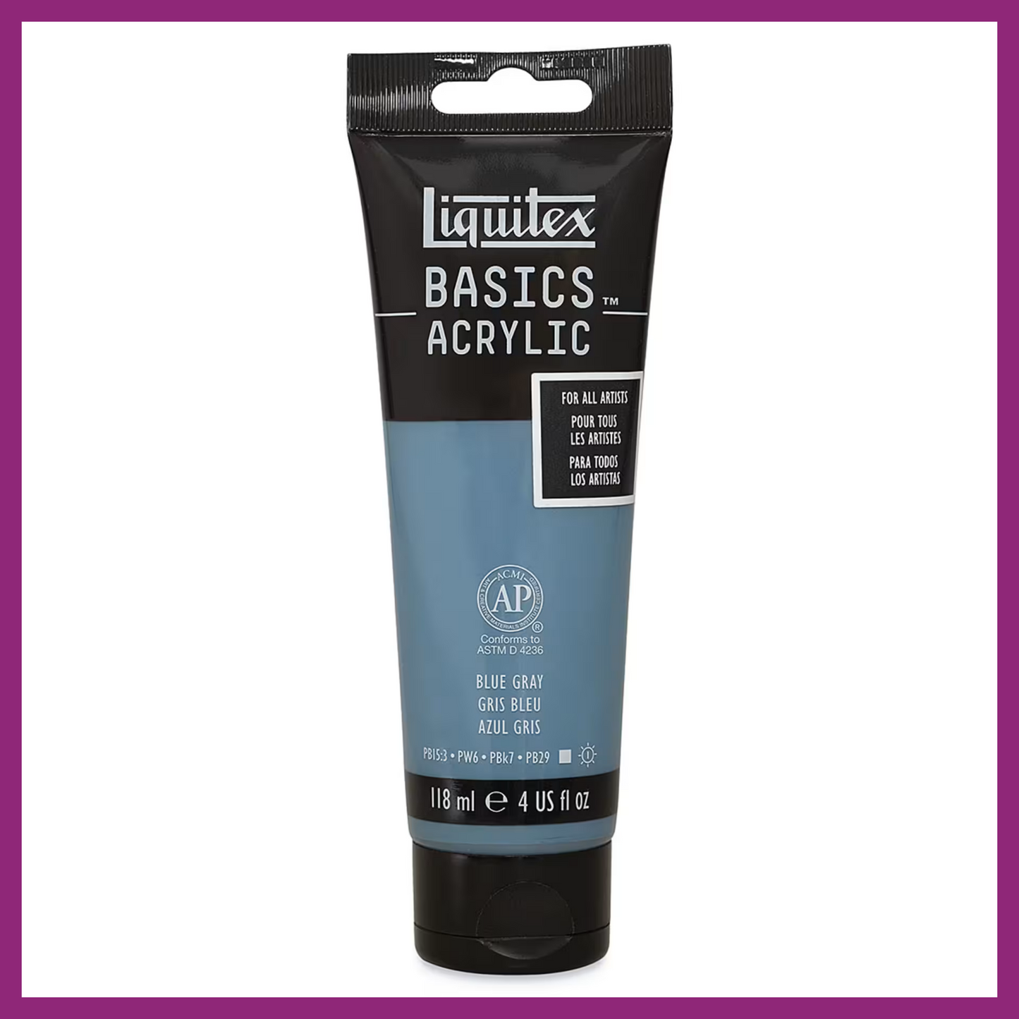 LIQUITEX BASICS ACRYLIC PAINT - 4oz/118ml