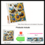 FLORAL BEES DIAMOND PAINTING KIT - PARTIAL/SPECIAL 12x12