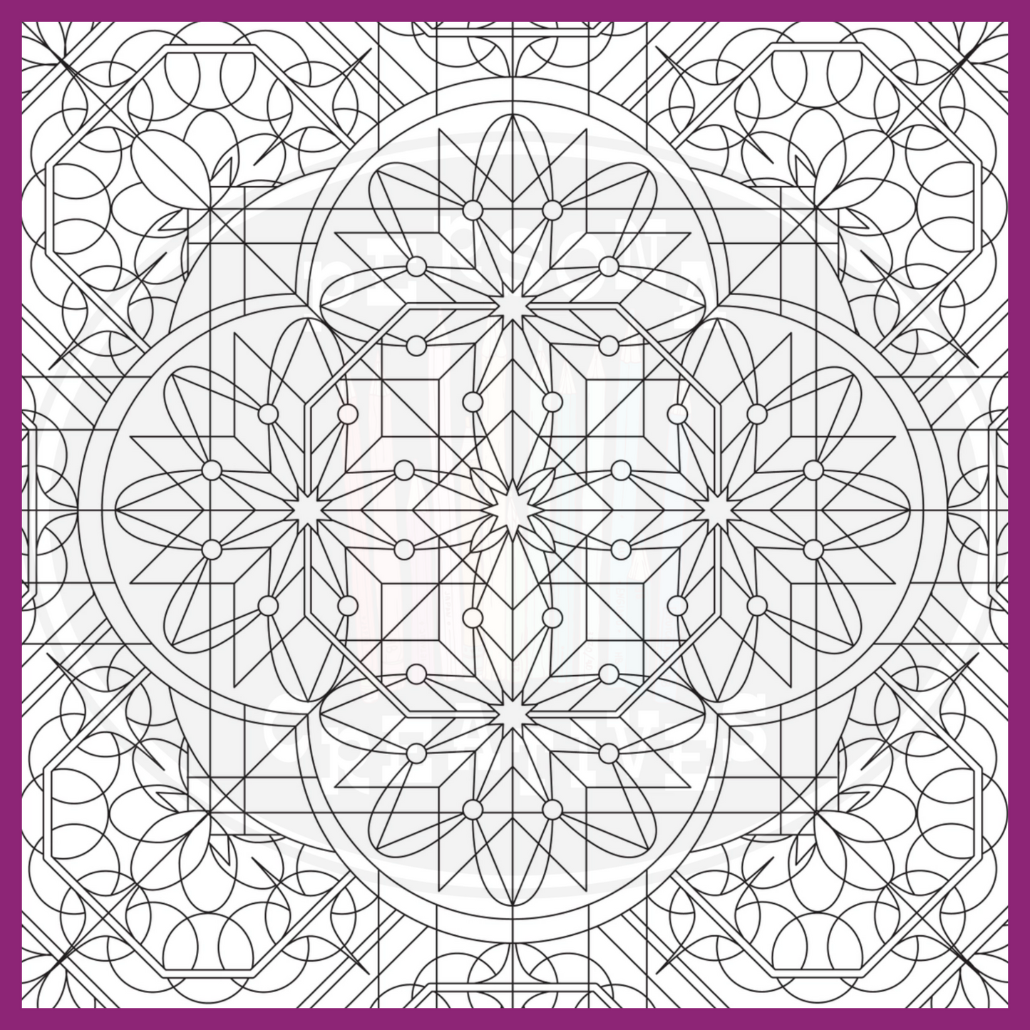 KALEIDOSCOPE DESIGNS COLORING BOOK