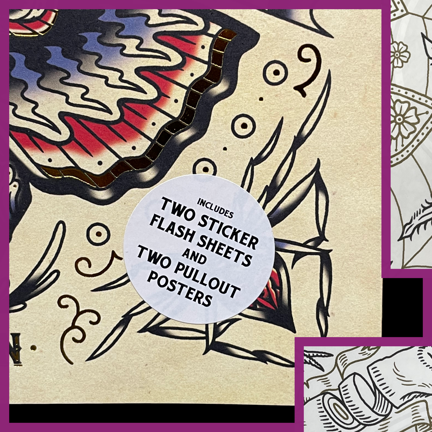 THE TATTOO FLASH COLORING BOOK