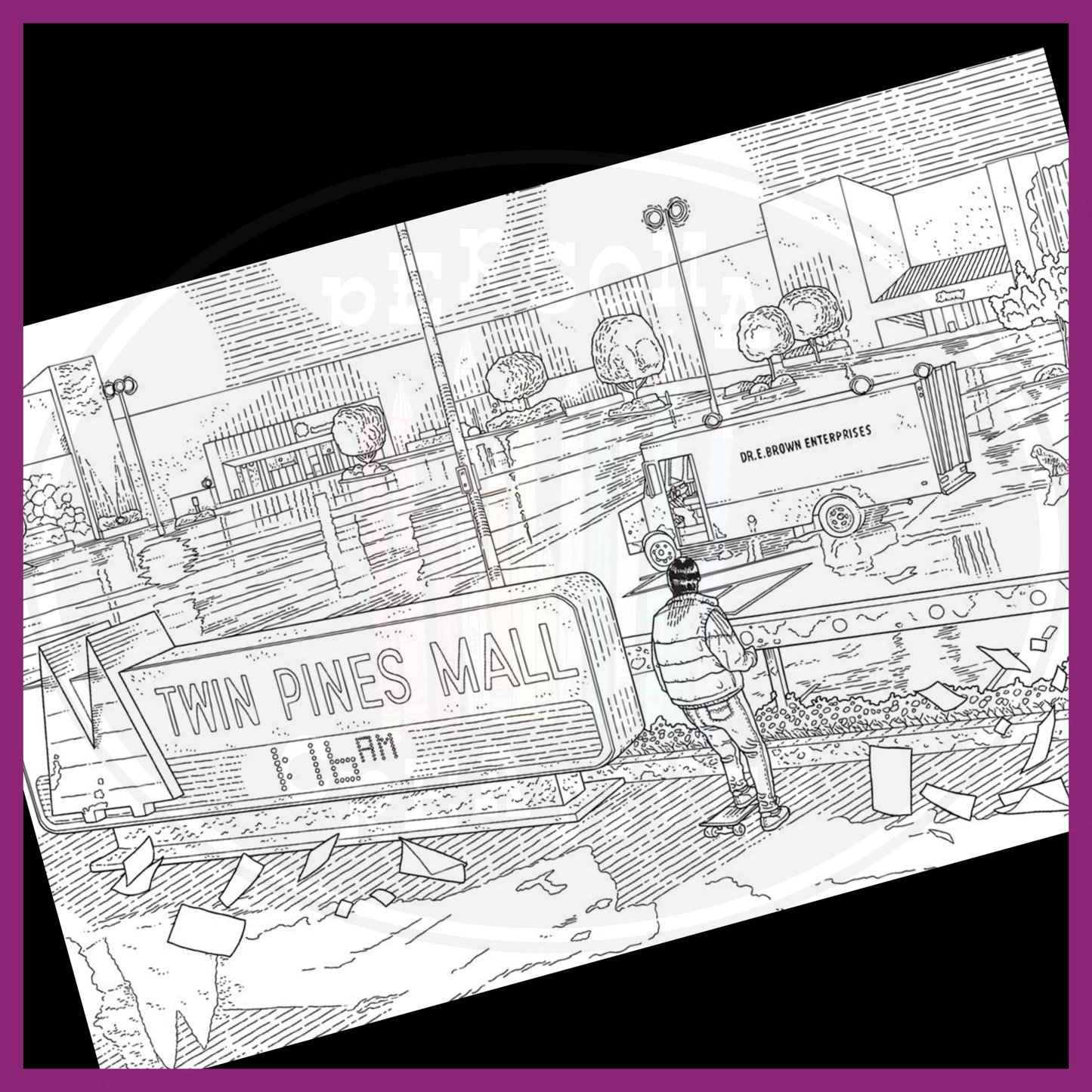 BACK TO THE FUTURE THE OFFICIAL COLORING BOOK