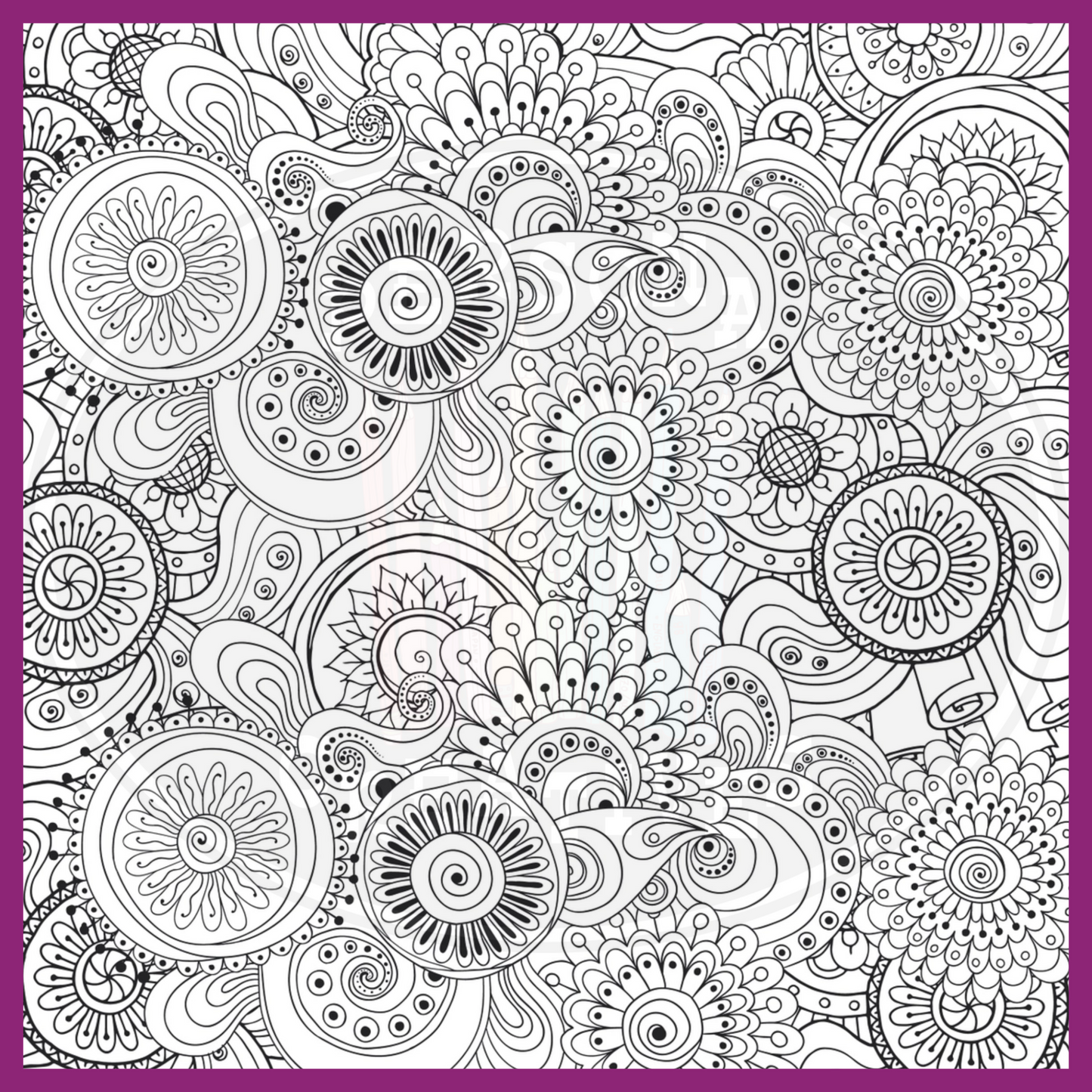 PEACEFUL PAISLEYS COLORING BOOK