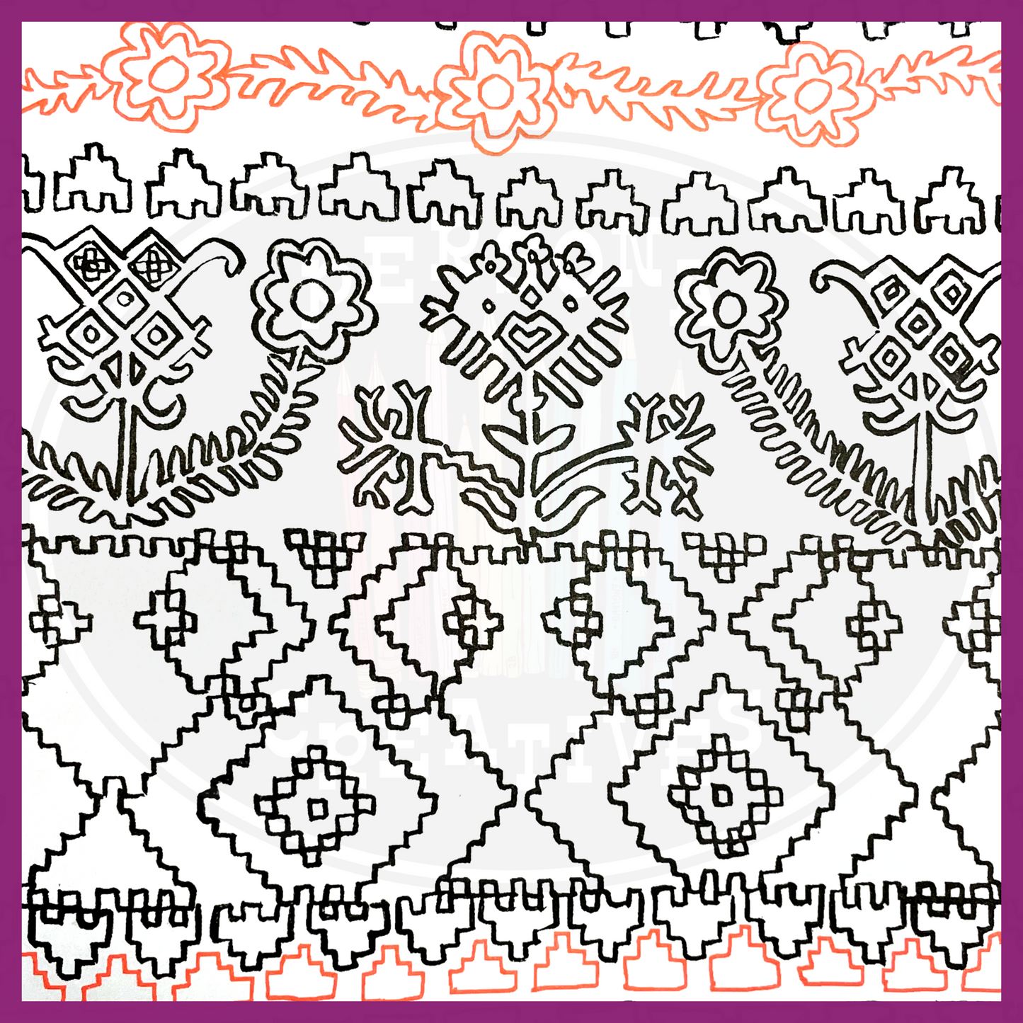 JOURNEY IN COLOR: SCANDINAVIAN DESIGNS COLORING BOOK