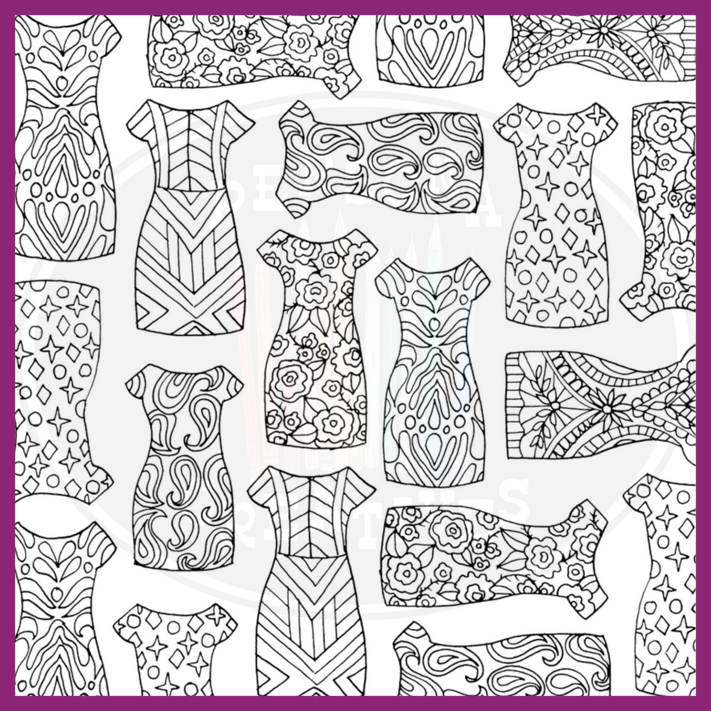 FASHION COLORING BOOK