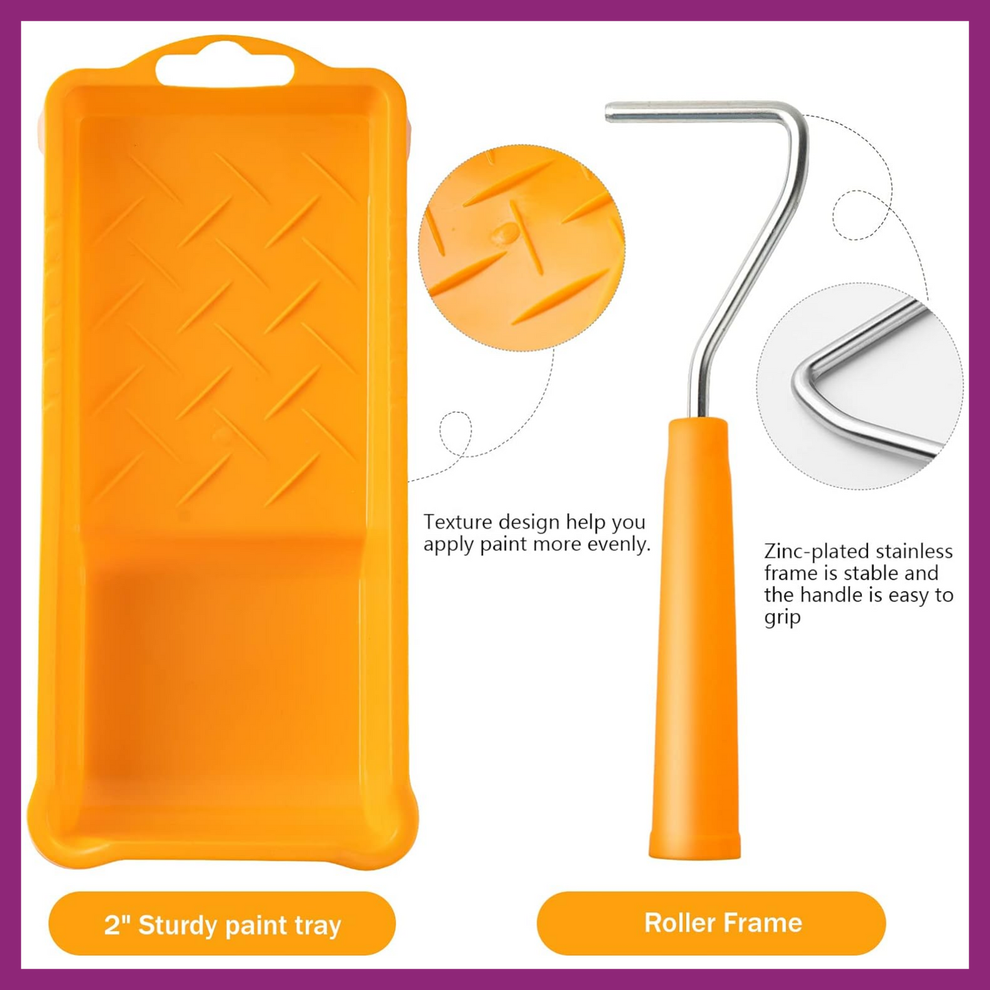 MISTER RUI PAINT AND VARNISH ROLLER SET