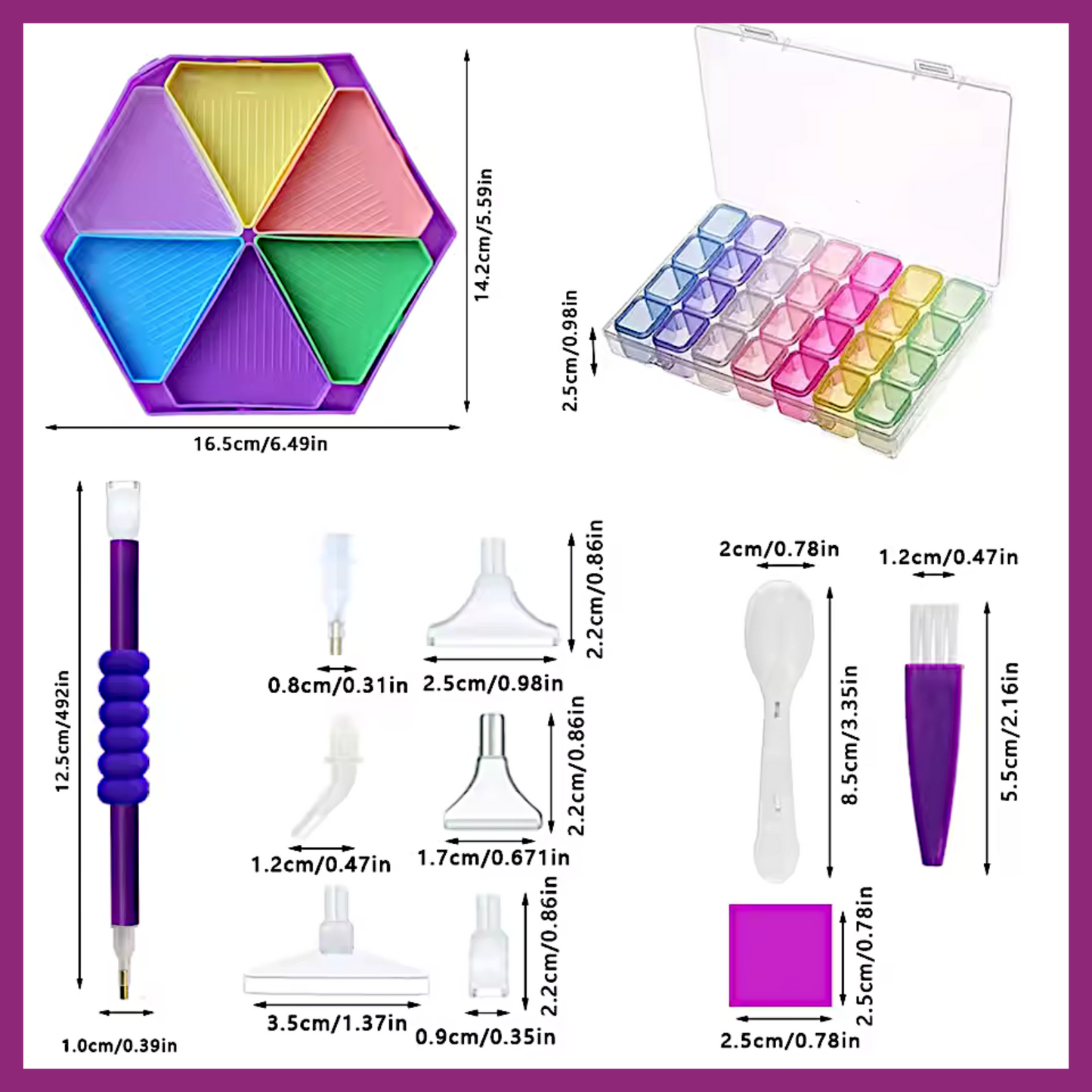 ACCESSORY SET FOR DIAMOND PAINTING