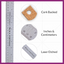 STAINLESS STEEL RULER 12" WITH CORK BACKING