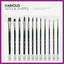 WATERCOLOR PAINTBRUSH SET OF 12 NYLON BRUSHES