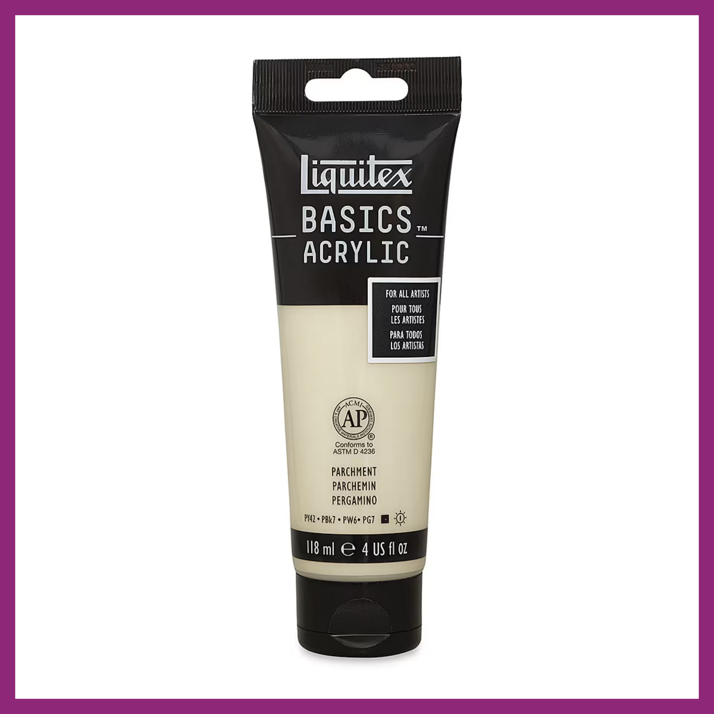 LIQUITEX BASICS ACRYLIC PAINT - 4oz/118ml
