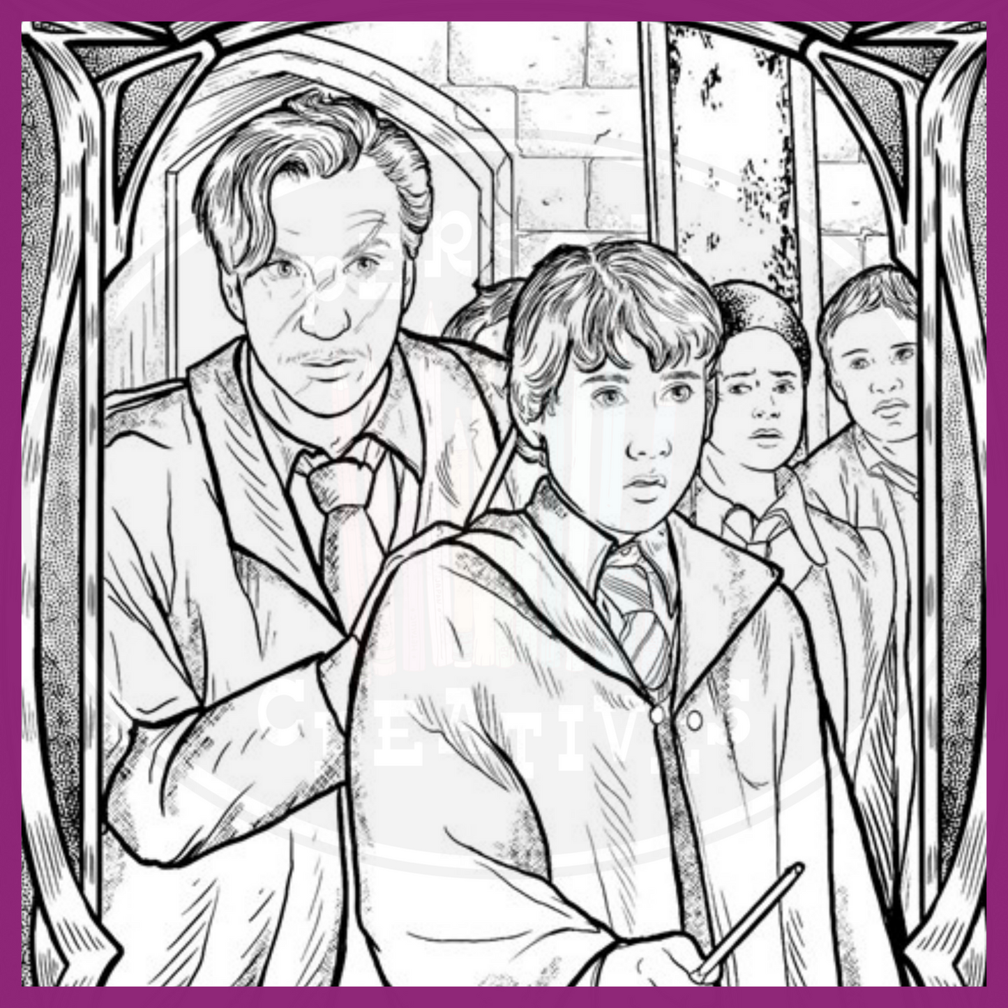 HARRY POTTER COLORING WIZARDRY COLORING BOOK