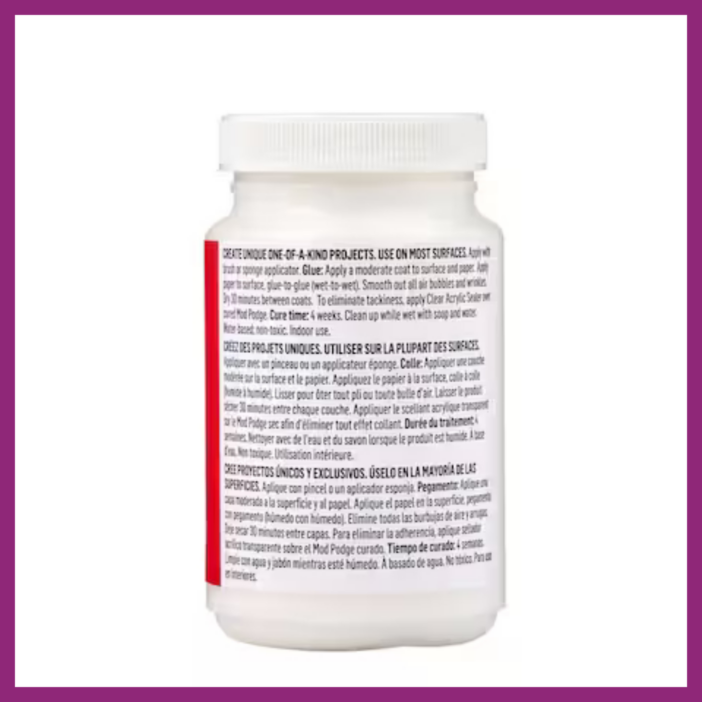 MOD PODGE GLUE, SEALER, FINISH - GLOSS 8OZ