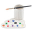 Ceramic Paint Brush Holder & Palette Set - Cloud-Shaped