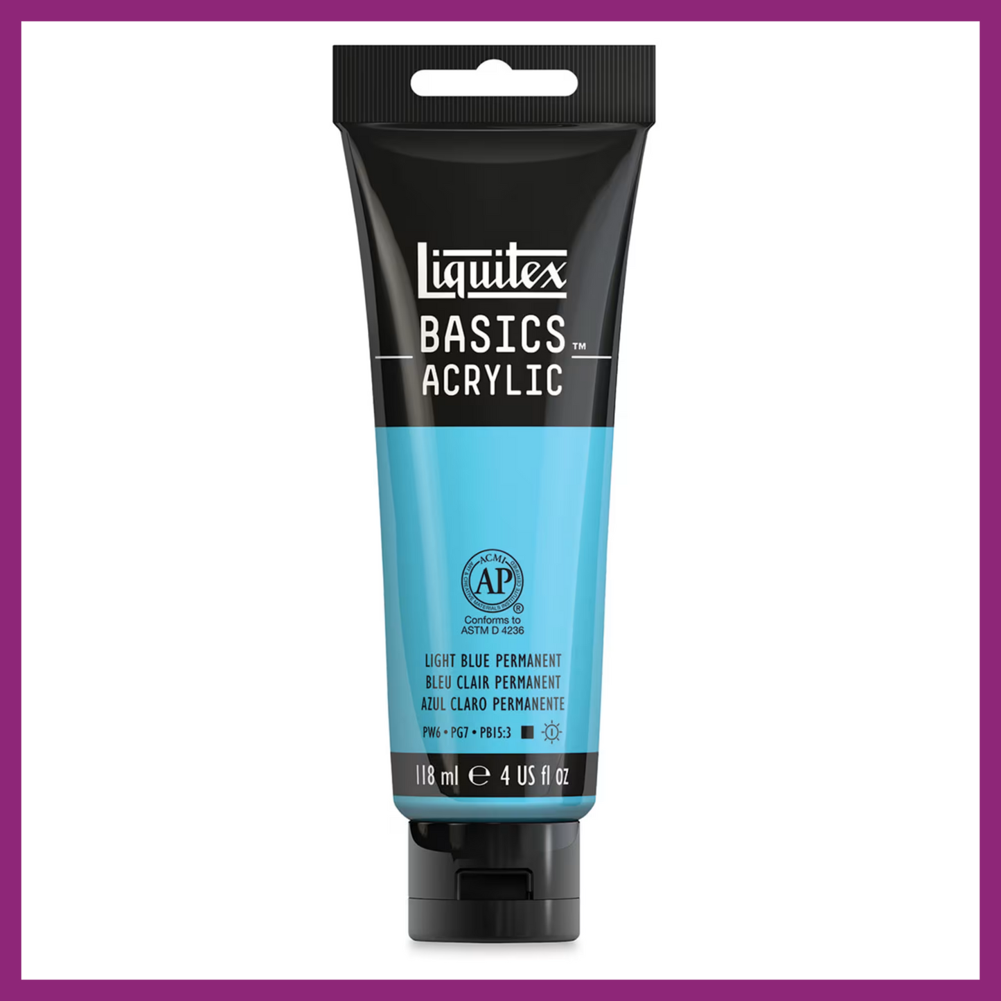 LIQUITEX BASICS ACRYLIC PAINT - 4oz/118ml