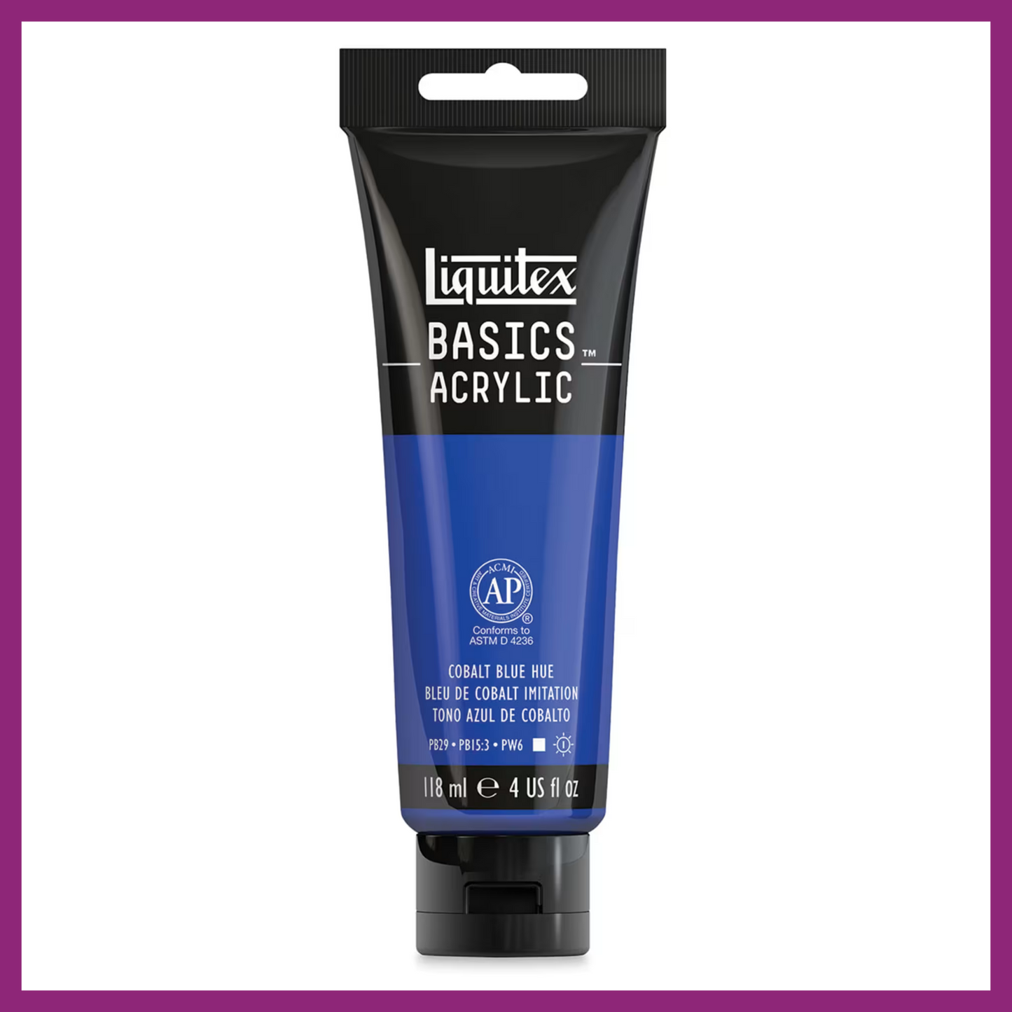LIQUITEX BASICS ACRYLIC PAINT - 4oz/118ml