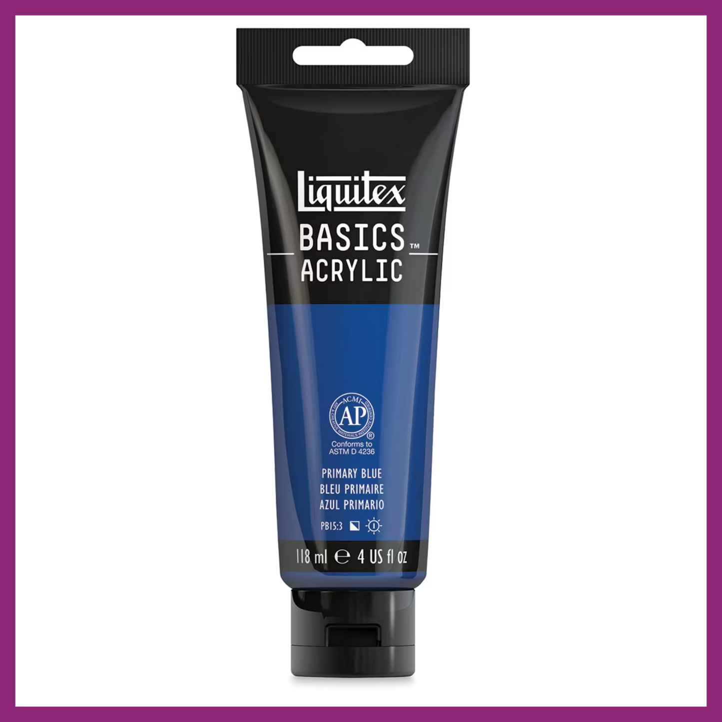 LIQUITEX BASICS ACRYLIC PAINT - 4oz/118ml